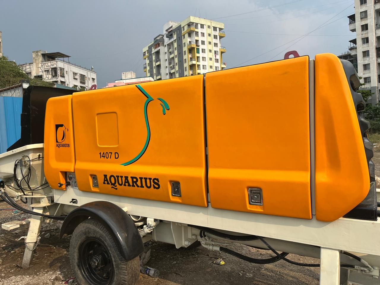 Aquarius 1407 D stationary concrete pump